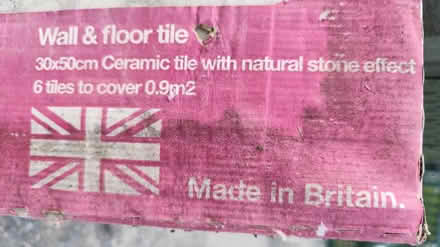 Photo of free Large Ceramic 'Marble Effect' Tiles (Saltford) #2