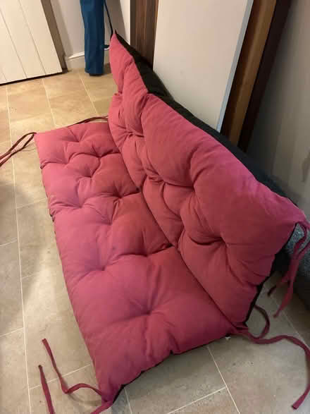Photo of free Padded bench cushion (Nottingham the Park NG7) #2