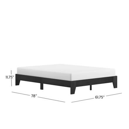 Photo of free Queen Size Bedframe (Dark Wood) (Petworth) #3