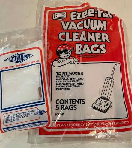 Photo of free Vacuum bags & filters (Bollington SK10) #1