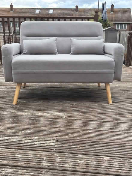 Photo of free 2 Light Grey Sofas/Loveseats (East Hill DA1) #1