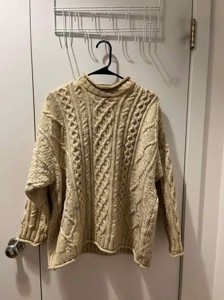 Photo of Irish knit sweater size xl or xxl (Alexandria, VA) #1