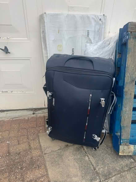 Photo of free Suitcase with clothes etc (SE28) #1
