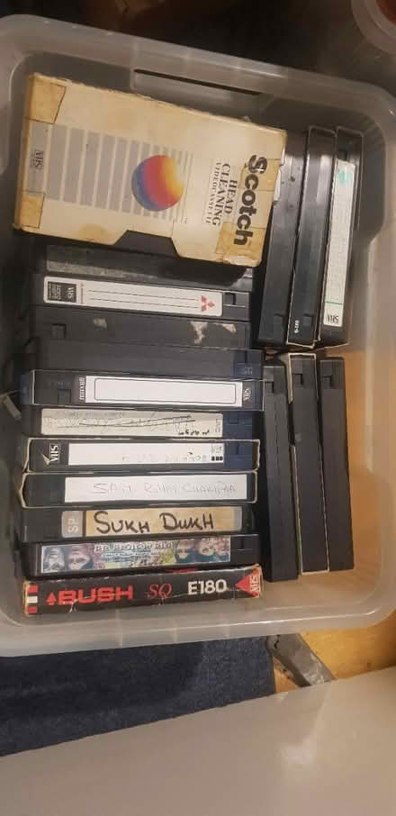 Photo of free 36 VHS tapes for enthusiast (Bates SW16) #1