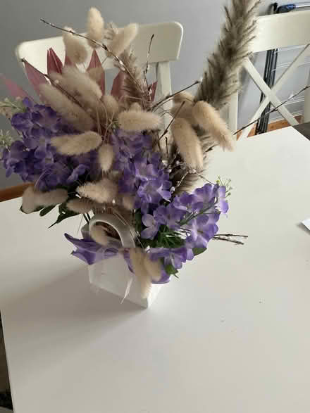 Photo of free Artificial flowers with vase (Panshanger AL7) #1