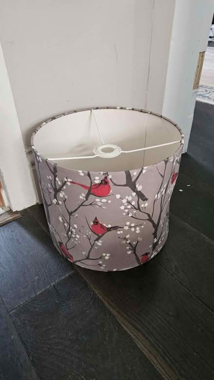Photo of free bird print lampshade (Morden/ Ravensbury) #1