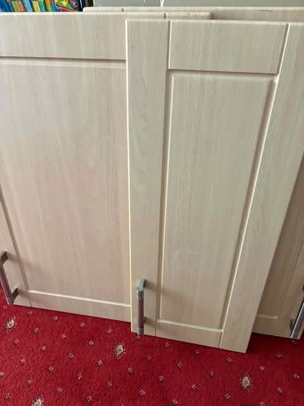 Photo of free Eight Kitchen Cabinet Doors. (Findern DE65) #1