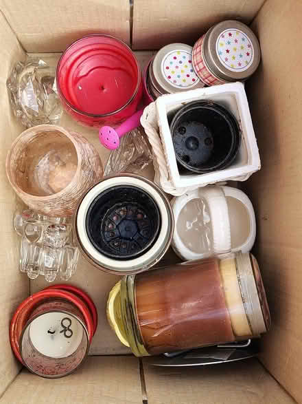 Photo of free Assorted votives, mini pots and candles and (Clewer Green SL4) #1