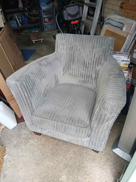 Photo of free Grey Tub Chair (Bearsted) #1