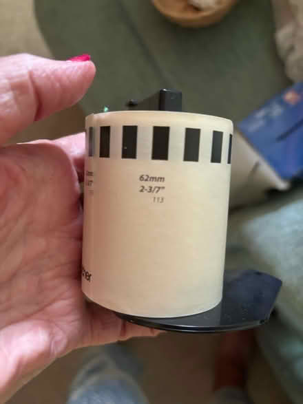 Photo of free Brother P-touch label roll **Transparent** (Stone Cross BN23) #3