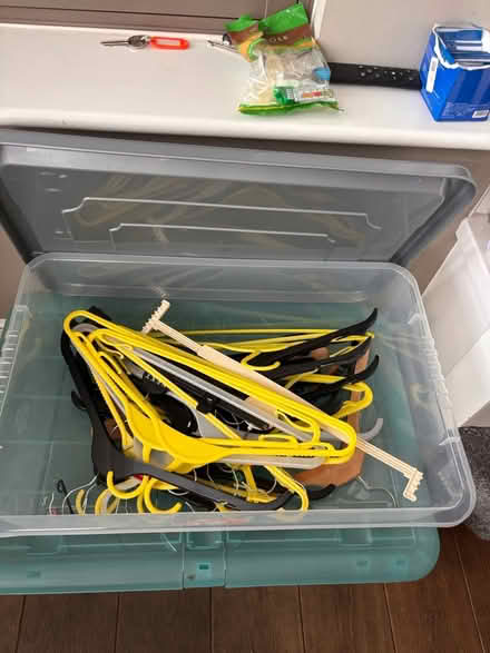 Photo of free Tub of coathangers (UpperHale GU9) #1