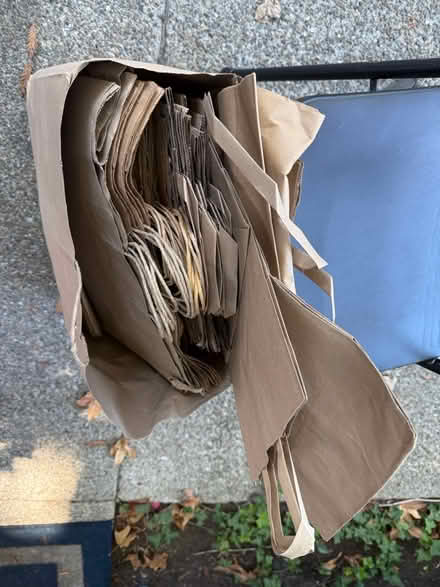 Photo of free Large collection of paper bags (1089 West Olive Avenue) #1