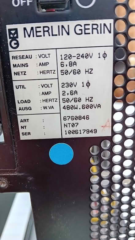 Photo of free 480Watt UPS, Merlin Geran (ME16 Queens Road) #3