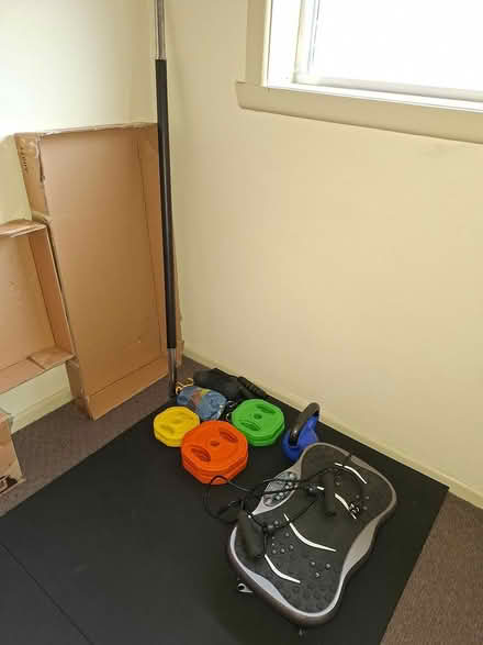 Photo of free Barbell, weights, gym grade mats (Pascoe Vale) #1