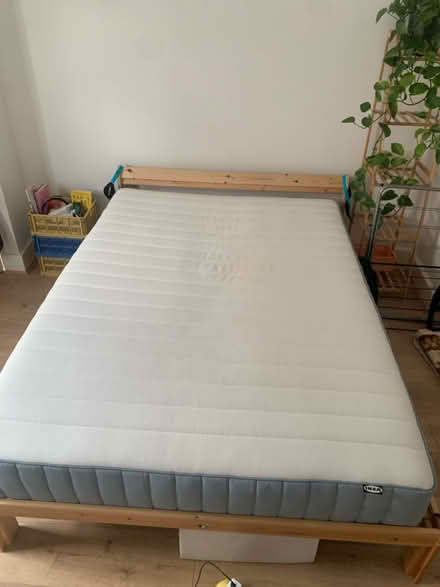 Photo of free IKEA VALEVAG Double Mattress (N16) #1