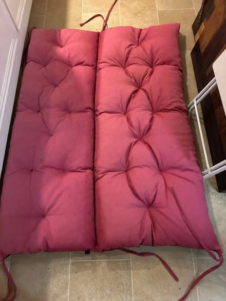 Photo of free Padded bench cushion (Nottingham the Park NG7) #1