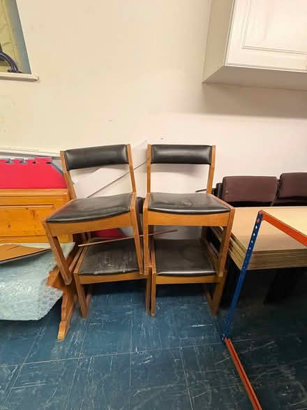 Photo of free 4 wooden chairs (Kings Heath B14) #1
