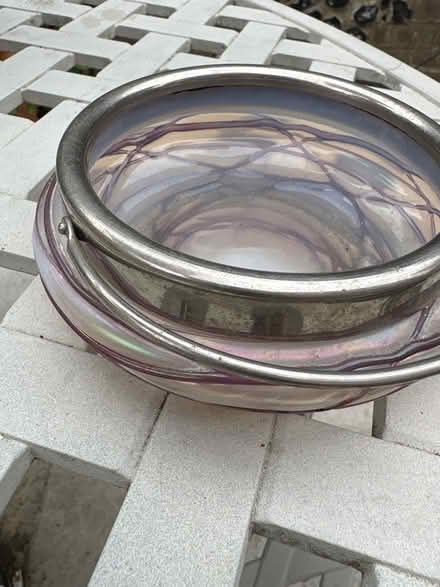Photo of free Mother of pearl looking bowl w handle (Northchurch HP4) #1