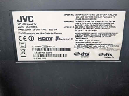 Photo of free JVC 32" Smart TV & Remote + Cantilever Wall Mounting Bracket (Chapel Allerton LS7) #3