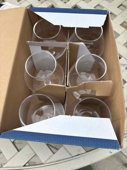 Photo of free 6 cognac glasses, used once (Northchurch HP4) #1