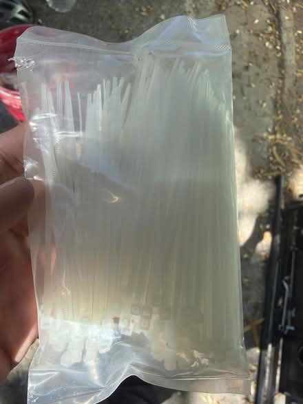 Photo of free Almost full bag of zip ties (East Palo Alto CA) #1