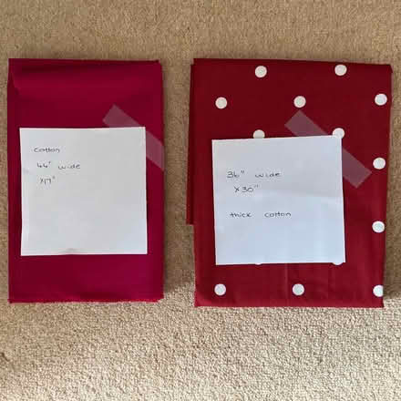 Photo of free Assortment of fabric offcuts (Cookham SL6) #2