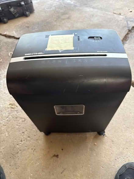 Photo of free Sentinel paper shredder (Villa Park, Il.) #1