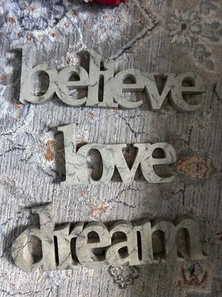 Photo of free Decorative Words (Guelph west end) #1