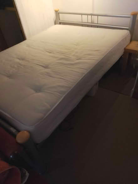 Photo of free Double bed metal frame (West Hallam DE7) #1