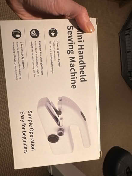 Photo of free Mini handheld sewing machine (Southwest Oakville) #3