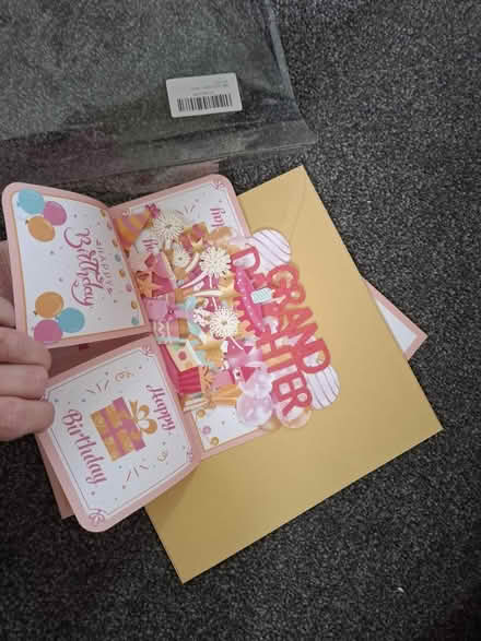 Photo of free Granddaughter 3d card (EH20 loanhead) #1