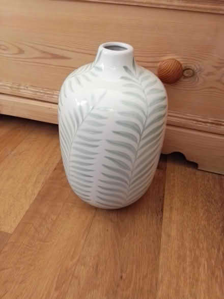 Photo of free Vase with green leaves (Killamarsh S21) #1