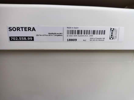 Photo of free IKEA Sortera stacking storage (Clewer Green SL4) #3