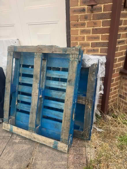 Photo of free 2 wooden crates / pallets (SE28) #1