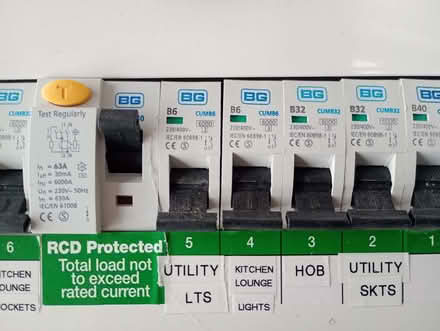 Photo of free Electrical distribution board items and fused switch box (Orton CA10) #3