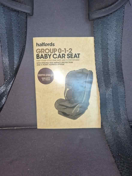 Photo of free Car Seat (Hanwell W7) #3