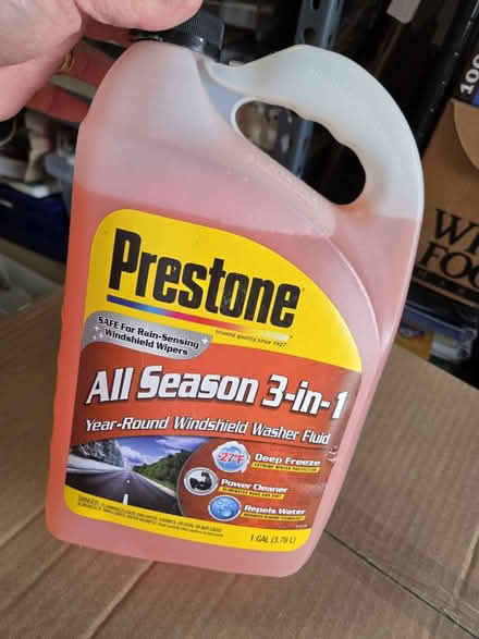 Photo of free Prestone Windshield washer fluid (North Sunnyvale) #1