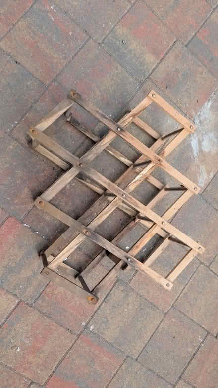 Photo of free Wooden wine rack (RG24 Old Basing) #1