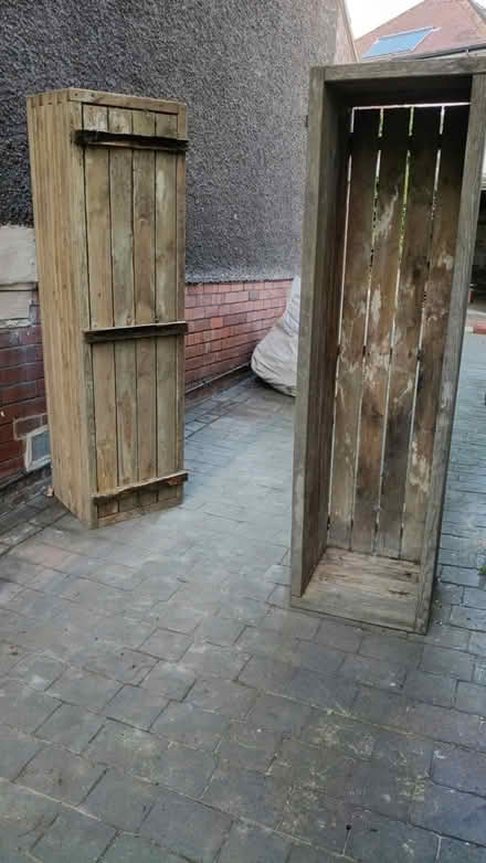 Photo of free Wooden planters x2 (Dore, S17) #2