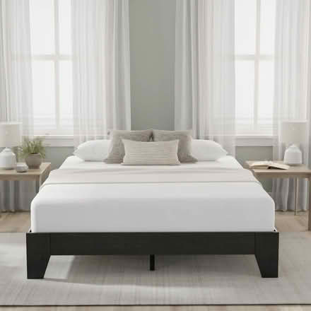 Photo of free Queen Size Bedframe (Dark Wood) (Petworth) #2
