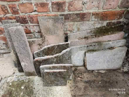 Photo of free 44cm/17" Square Flag Cut Offs (Warrington) #1