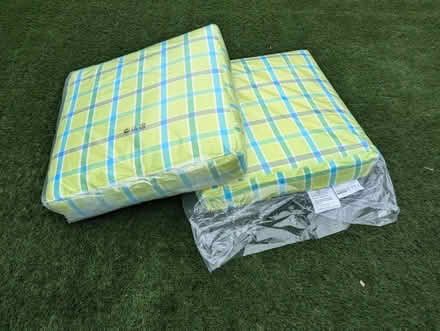 Photo of free Ikea Greno Garden Cushions (x2) (Lightwater GU18) #1
