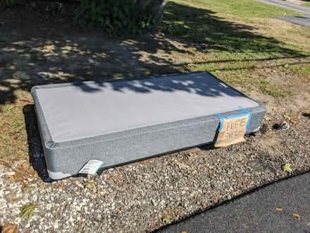 Photo of free New twin box spring (Abington) #1