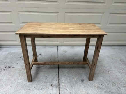 Photo of free Sturdy wood table (Saratoga - Hwy 9) #1