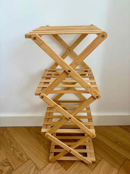 Photo of free 4-Tier Bamboo Shoe Rack (St John’s Wood NW8) #3
