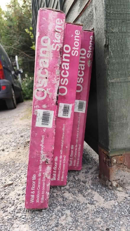 Photo of free Large Ceramic 'Marble Effect' Tiles (Saltford) #3