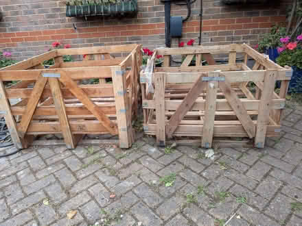 Photo of free Three wooden crates (Woolstone MK15) #3