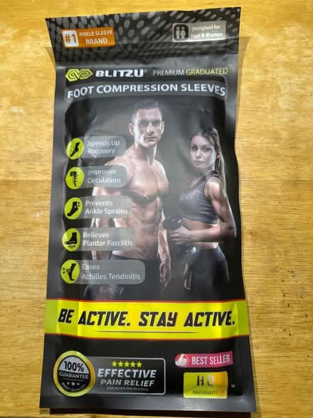 Photo of free Compression foot sleeves L/XL (Cedar Grove) #4