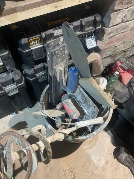 Photo of free Bucket of plastering tools (Greystones S11) #1