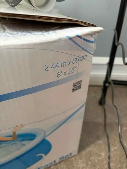 Photo of free Inflatable 8’ pool with filter (Spryfield) #3